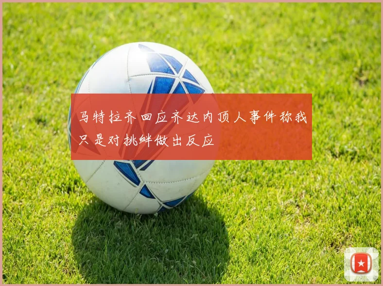 马特拉齐回应齐达内顶人事件称我只是对挑衅做出反应
